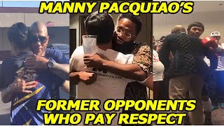 MANNY PACQUIAO'S Top 10 Former Opponents Who Pay RESPECT and VISIT his Trainings