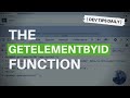 DevTips Daily: The document.getElementById function (and other alternatives)