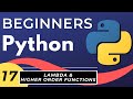 Python lambda, map, filter, & reduce - Higher Order Functions for Beginners
