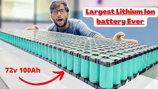 Making longest lithium ion battery for Electric Vehicle and solar Projects || Creative Science