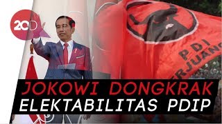 LSI Denny JA: Elektabilitas PDIP Nomor 1, Jokowi Capres Terkuat