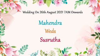 Mahendra Weds Susrutha