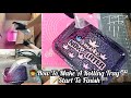 How To Make A Rolling Tray Start To Finish | Dawn Dish Soap Spray Paint Effect