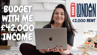 How I budget my £42,000 salary in London! | April 2024