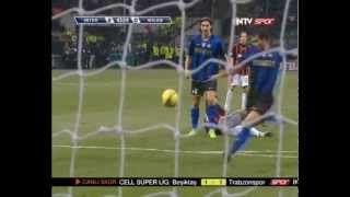 Inter 2-1 Milan 2008-09 season Stankovic goal