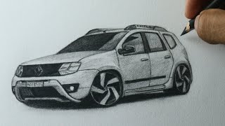 Como desenhar um carro: Renault Duster PASSO A PASSO narrado