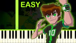 BEN 10 OMNIVERSE - EASY Piano Tutorial