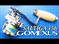 Gomexus Cork T-Bar Handle and Carbon Arm Slow Pitch Jigging Reel Upgrade for Saltiga