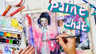 PAINT & CHAT 🎨 // April Art Challenge + being inspired by others + learning as a process