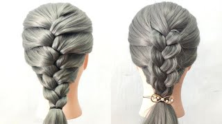 2 Cara Membuat Kepang Sederhana untuk Pemula I How to Basic Braid For Beginners I Hairstyle