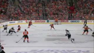 NHL: Simon Gagne Game Winning OT Goal Against Boston Bruins