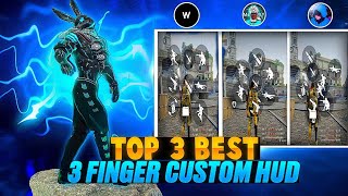 Top 3 Best Custom Hud For 3 Finger Players 🤯 | Best 3 Finger Custom Hud In FF | Best Custom Hud