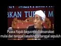 Tuntunan Puasa Bulan Rajab - KH. Mbah Maimun Zubair