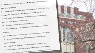 38 inmates sue over Lake County jail conditions