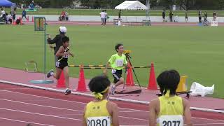 51 56年男子800m3組目 第29回足立ジュニア陸上競技大会20221009