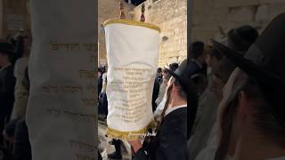 Second Hakafot after the Simchat Torah holiday at the Western Wall in Jerusalem, Israel 2024