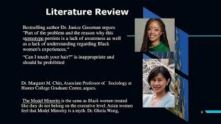 Racial Microaggressions Against Black Women in the WorkForce - Professor Marie Della Thomas.