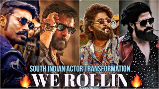 We Rollin Ft. South Indian Actors🔥/South Indian Actors Mass Transformation Status🔥/South Actors🔥