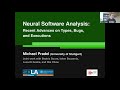 Michael Pradel (University of Stuttgart) - Neural Software Analysis: Recent Advances on...