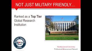 Northeastern University Military Admissions Webinar 12/12/2017