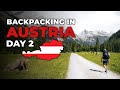 BACKPACKING IN AUSTRIA - Day 2/6 - Hiking Hut To Hut in the Karwendel Mountains | European Alps