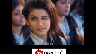 Priya Prakash Varrier New Song | Romantic Video | Oru Adaar Love | Crazybeta.com