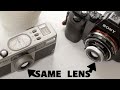 What does a film camera lens look like on digital?