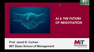 MIT Sloan Alumni Online: Professor Jared Curhan on AI and the Future of Negotiation