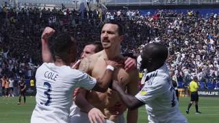 LA Galaxy forward Zlatan Ibrahimović iconic goal against LAFC wins 2018 AT&T Goal of the Year