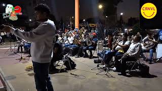 Ensayo general banda de musica de san juan de aragon - barrio de la ascension.