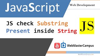 JavaScript Check Substring Present inside String