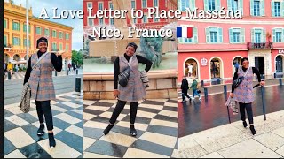 The Colours of Nice: A Walk Down Place Masséna, Nice France 🇫🇷 | Nice Tour