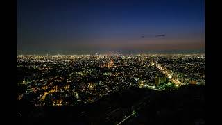 東山スカイタワー夜景（タイムラプス）