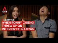 Ronny Chieng and Chloe Bennet had fun behind the scenes in Interior Chinatown