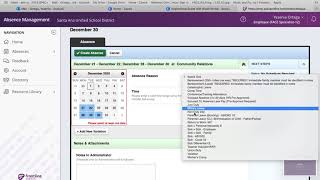 How to create an absence using Frontline