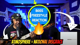 Atmosphere - National Disgrace - Guitar / Bass Freestyle with Producer Reaction