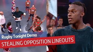 Maro Itoje explains how to steal opposition lineout ball | Rugby Tonight Demo