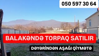 1212 Balakəndə TƏCİLİ torpaq satılır 7.5sot dəyərindən aşağı qiymətə.9 200 azn qiyməti.