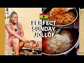 SPEND SUNDAY IN A GHANAIAN HOME WITH ME | THE EASIEST GHANA JOLLOF RICE AT HOME | LIVING IN GHANA