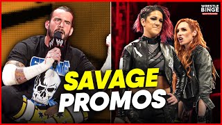 5 wildest WWE promos of all time | Seth Rollins, CM Punk, Becky Lynch |