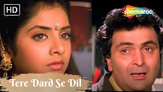 Tere Dard Se Dil Aabad Raha | 90s Hindi Songs | Kumar Sanu | Rishi Kapoor | Divya Bharti | Shahrukh