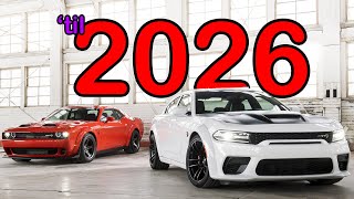 Dodge Challenger & Charger V8's extened to 2026?
