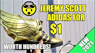 Ep348: INSANE JEREMY SCOTT ADIDAS FOR $1 AT LOCAL YARD SALE!  🤯🤯🤯