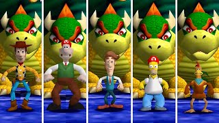 Hell Inspector's Characters Vs. Bowser Boss Fight - Super Mario 64 PC Port