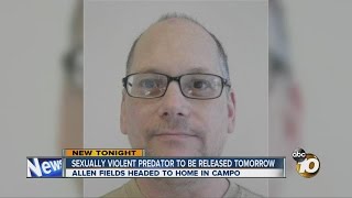 Sexually violent predator to be released in Campo on Wednesday