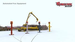 Automated Frac Equipment™ - FracScorpion™, FracLock™ Animation on a Zipper Pad