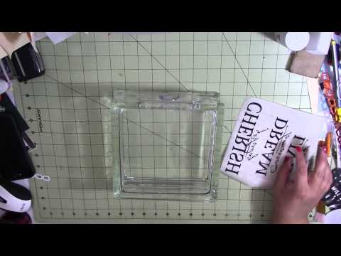 Lighted Glass Block Tutorial Lighted Glass Block Tutorial