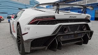 Vorsteiner Lamborghini Huracan w/ STRAIGHT PIPE exhaust!!! | Dragraces, Startup and Revs!