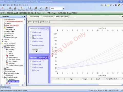 pediatric growth Charts in AHLTA 3.3 video pediatric growth Charts in AHLTA 3.3 video