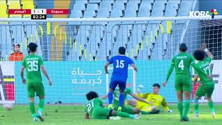 محمد عصام يسجل هدف التعادل لـ سموحة في شباك المصري | الدوري المصري 2023/2022